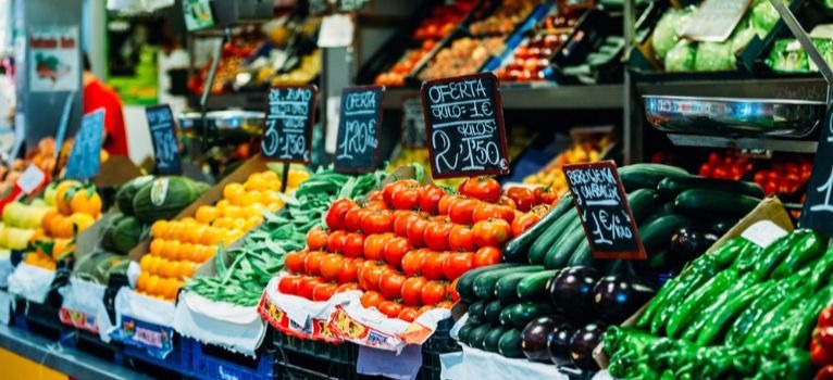Food Market Granada Spain Food Market Granada Spain