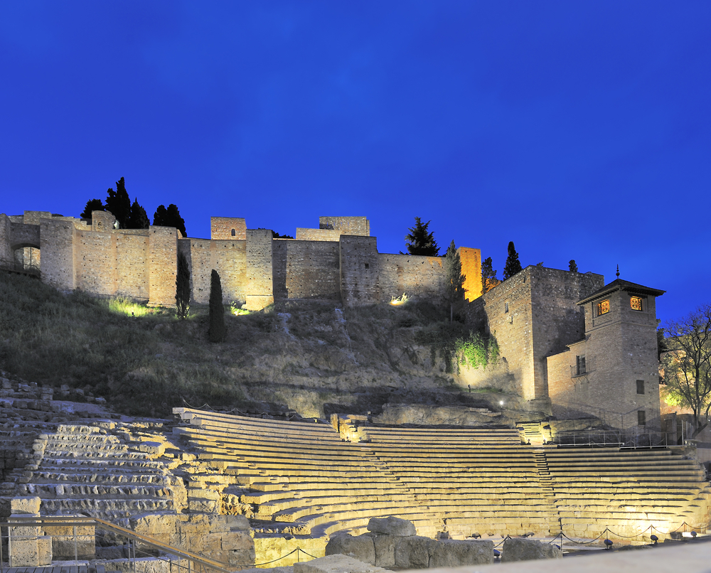 Roman Theatre with Alcazaba