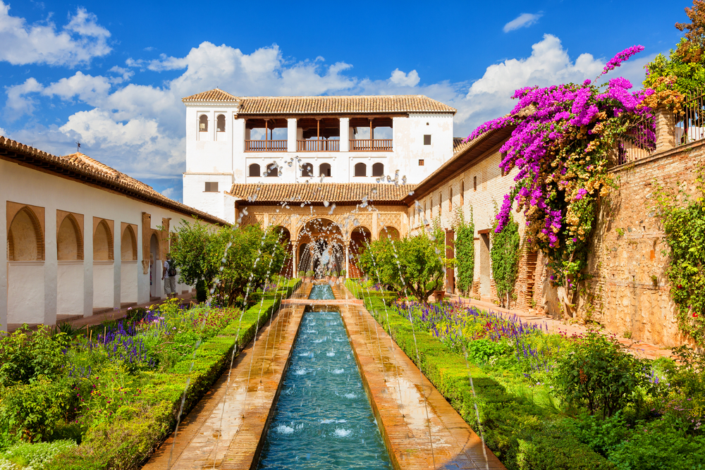 Gardens in the Alhambra, Granada