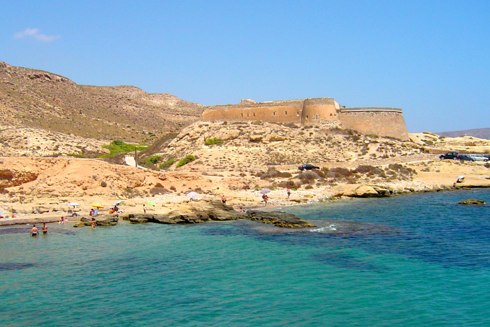 El Playazo beach in Rodalquilar, Almeria