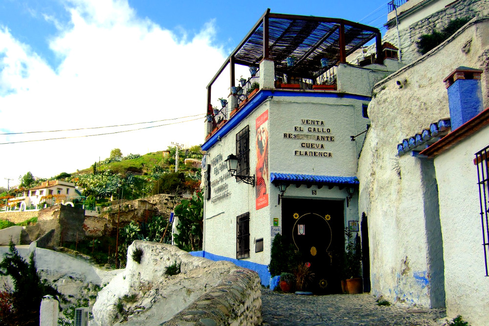 Sacromonte caves with Flamenco school, Granada