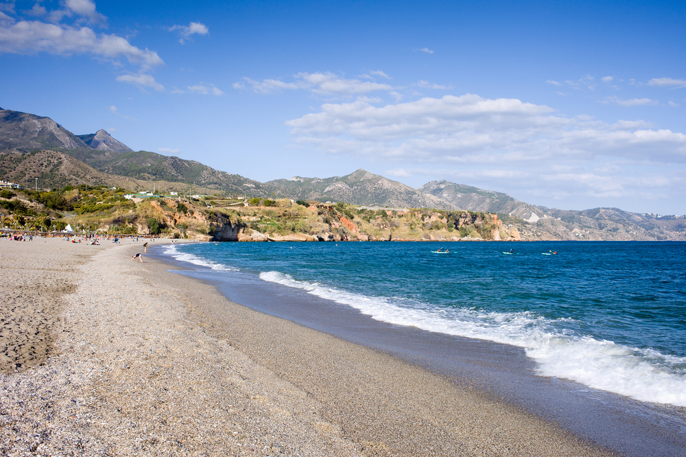 Burriana beach in Nerja