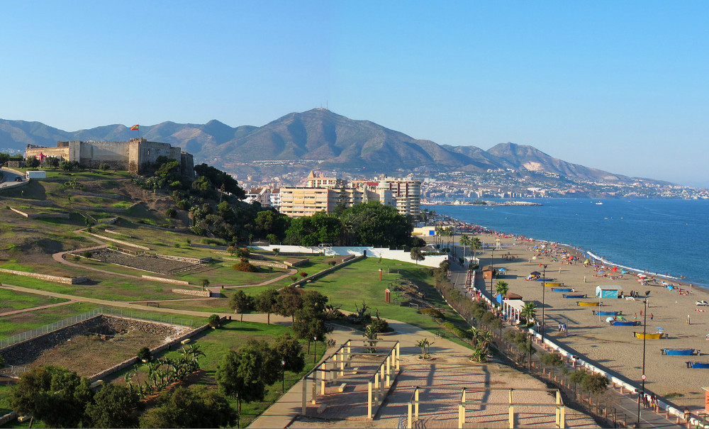 Castillo beach in Fuengirola, Malaga