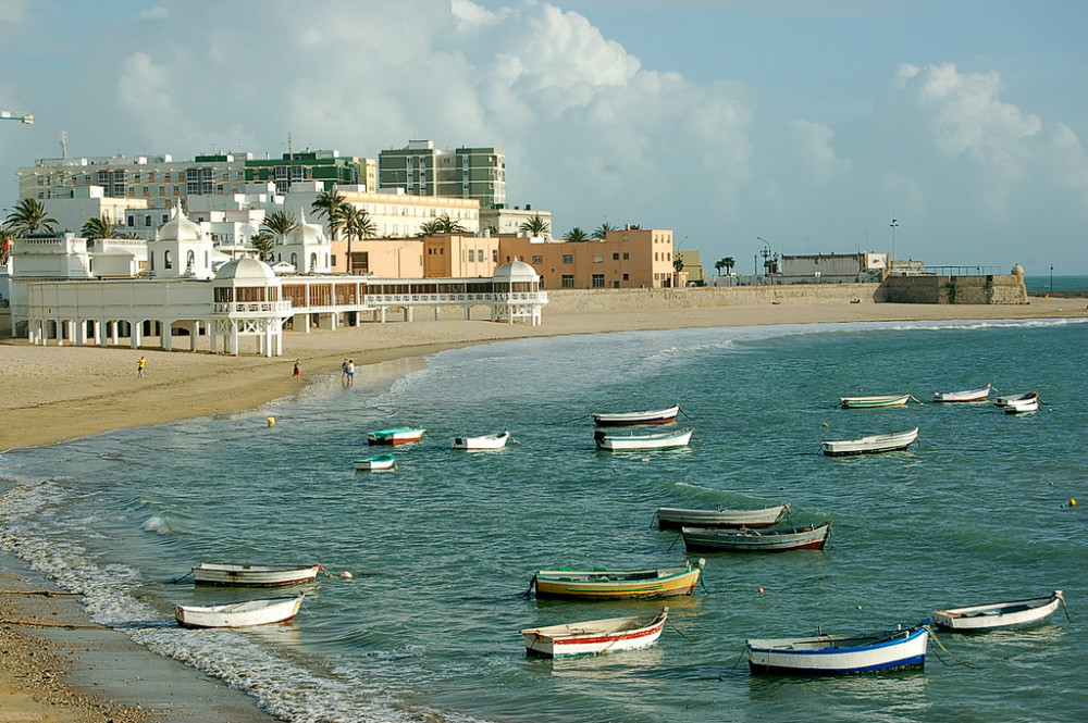 La Caleta beach, Cadiz