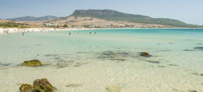 Playa de Bolonia, en Tarifa, Cádiz