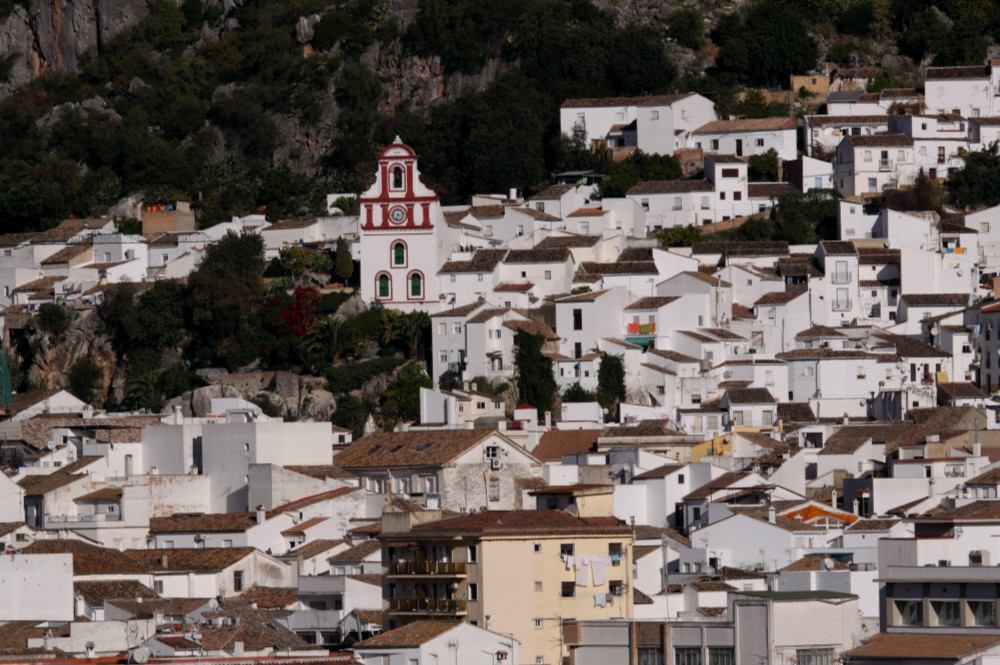 White village of Ubrique in the province of Cadiz