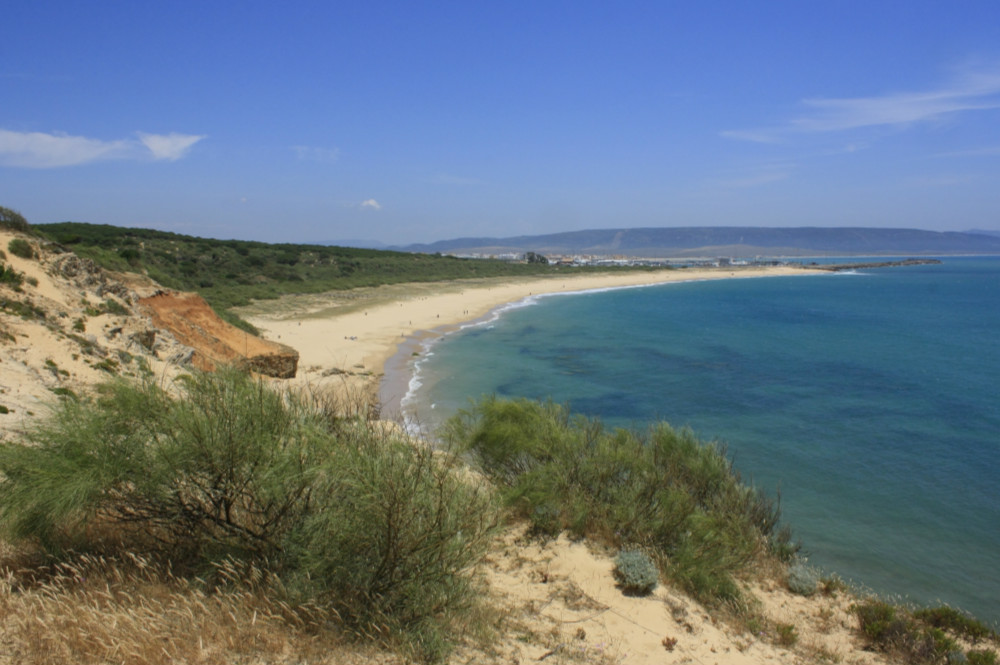 Zahara de los Atunes beach in Barbate, Cadiz