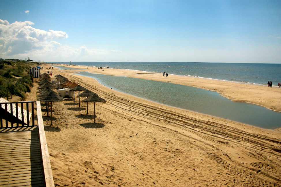 La Islantilla beach in Huelva