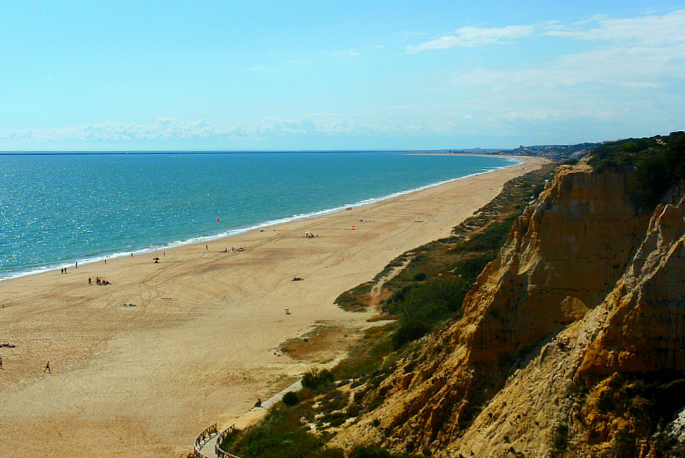 El Parador beach, in Huelva