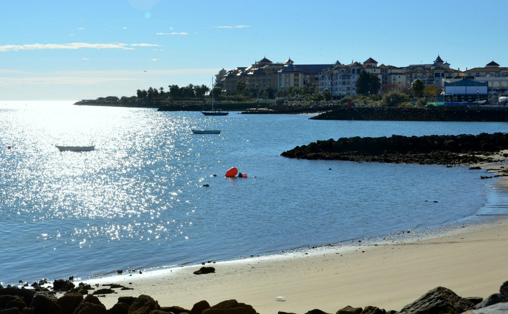 Punta del Moral beach, in Huelva