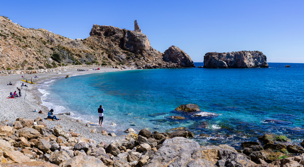 La Rijana beach in Granada