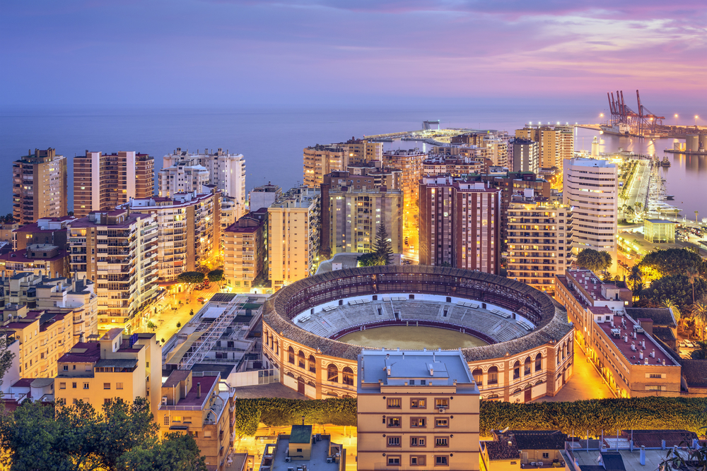 Culturele route Malaga: Plaza de Toros van Malaga