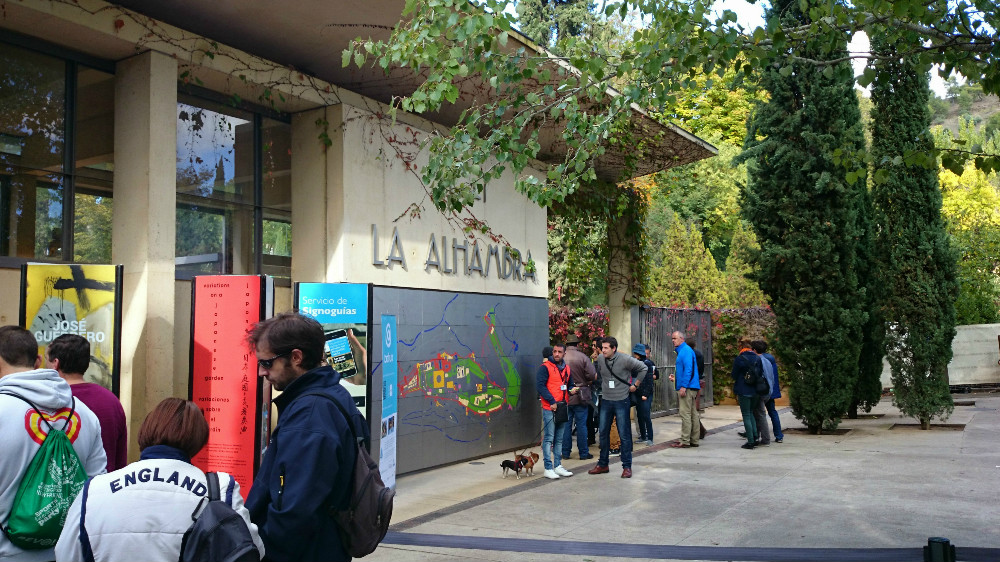 Entrance to the Alhambra, Access Pavilion