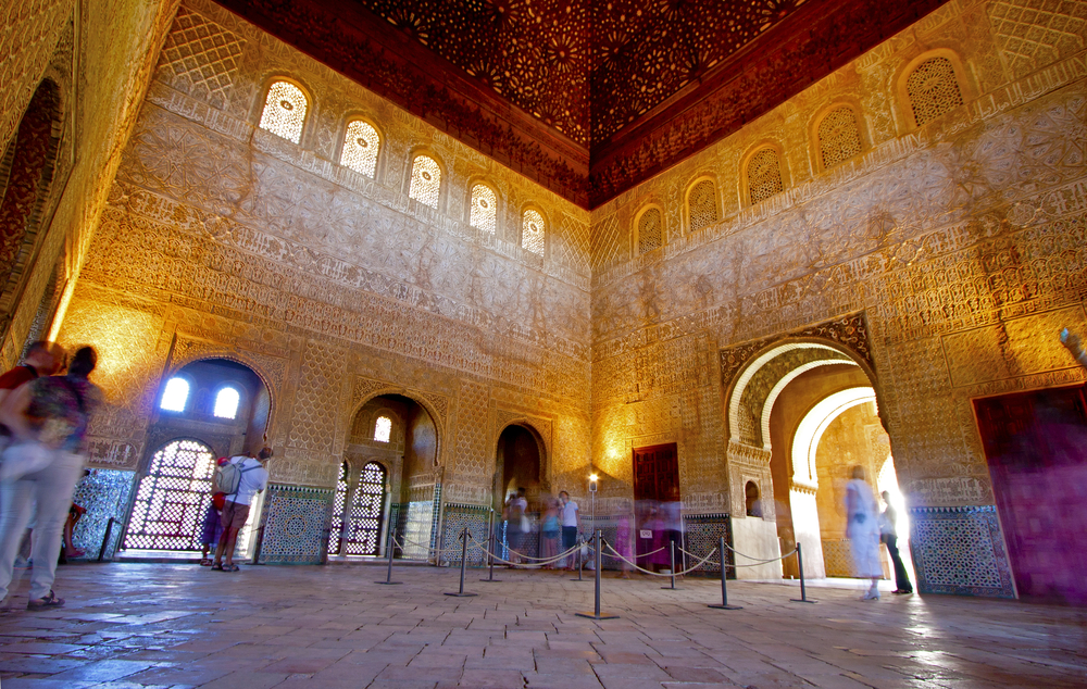 Interior of the Nasrid Palaces of the Alhambra