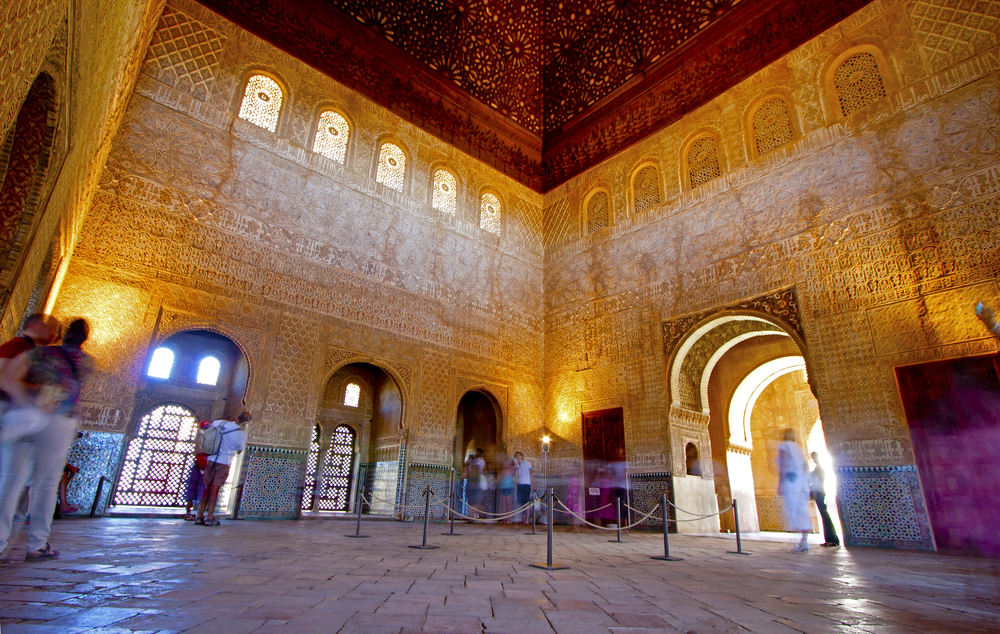 Palais Nasrides dans l'Alhambra de Grenade
