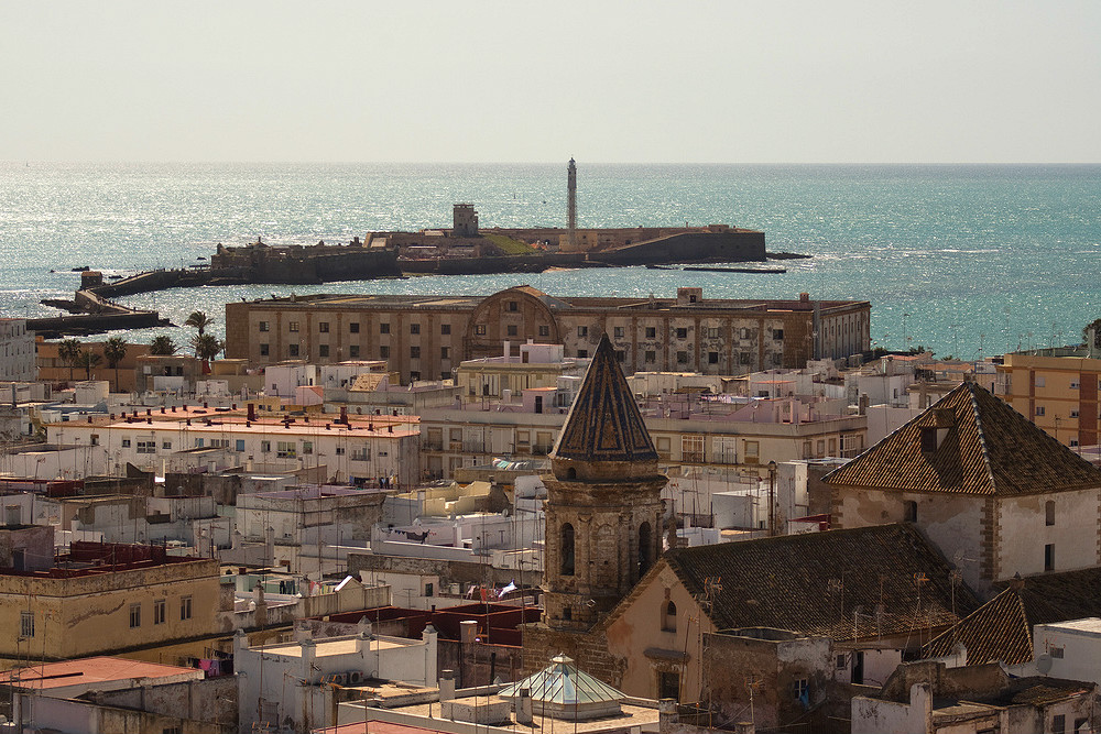 Kastel van San Sebastián in Cadiz