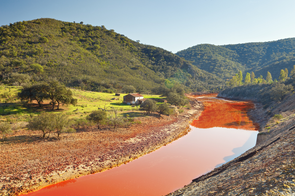 Riotinto Fluss in Huelva