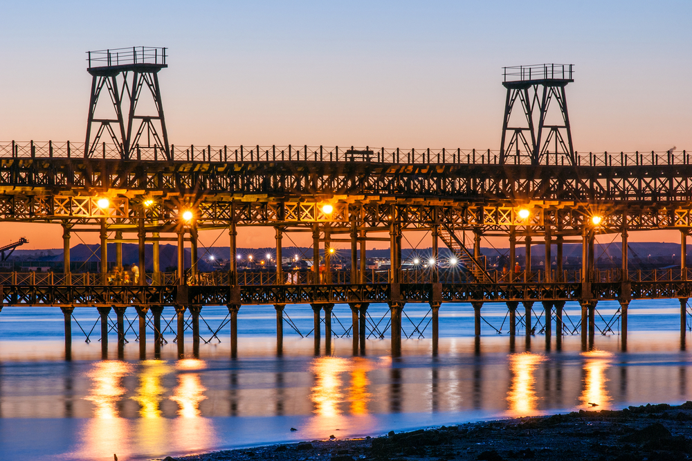 Riotinto Mining Bridge in Huelva