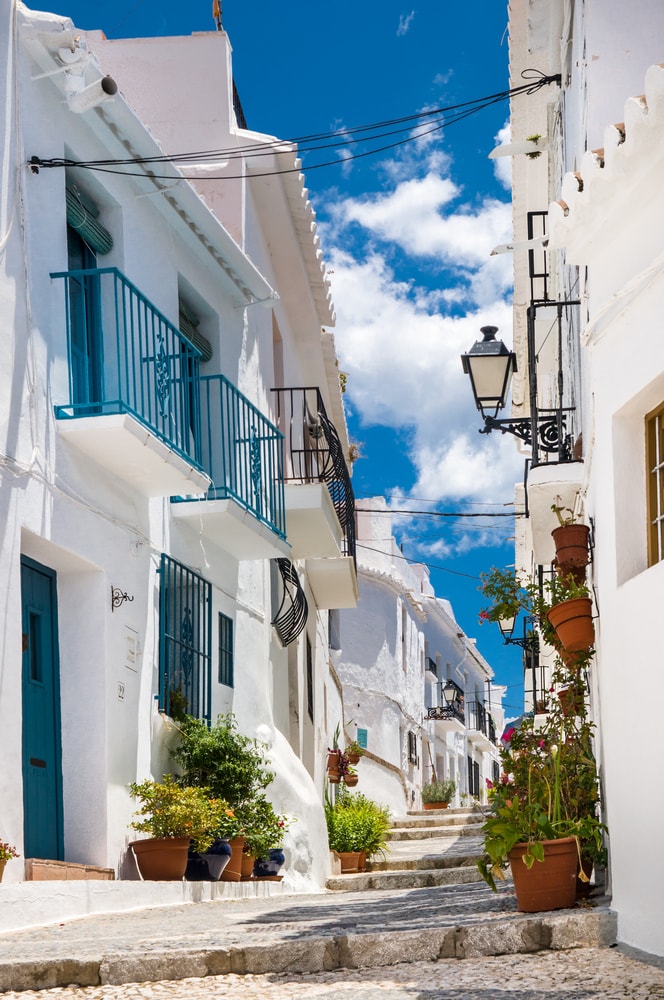 The white town of Frigiliana (Malaga)