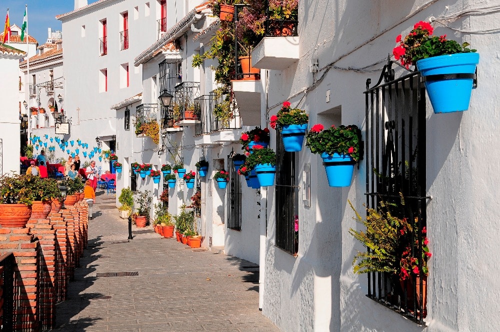 The white town of Mijas (Malaga)