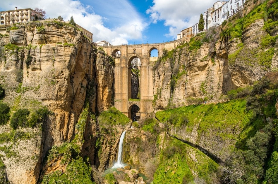 The white town of Ronda (Malaga)