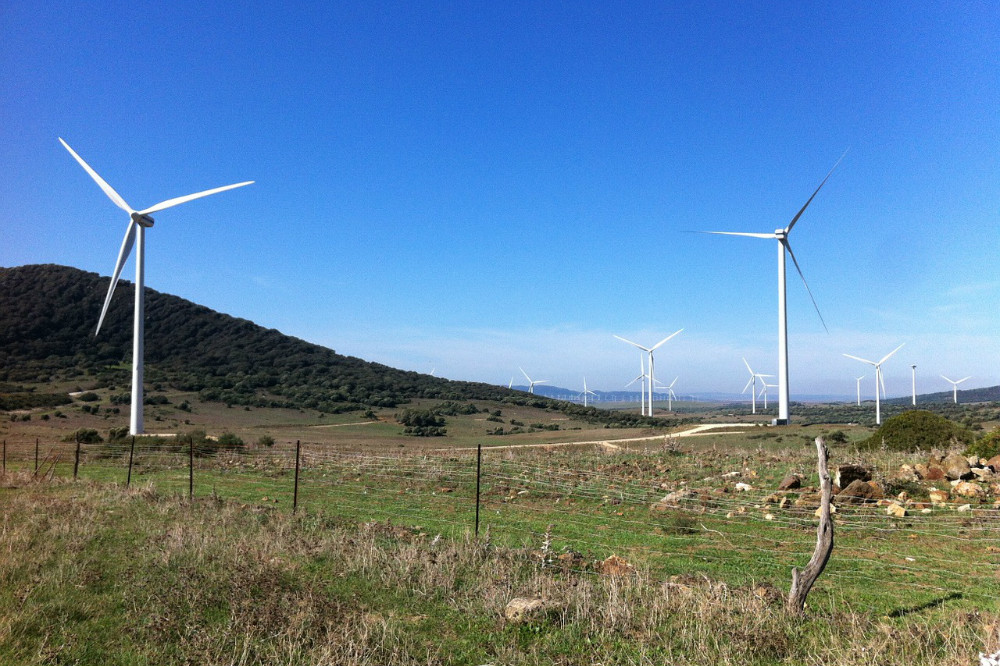 Wind turbines in Spain