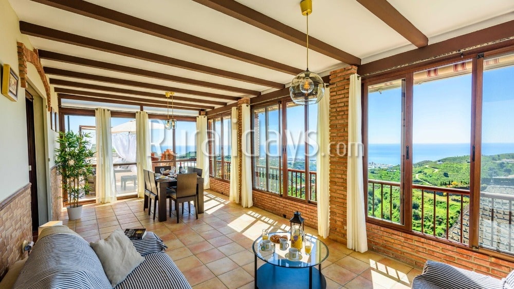 Gezellig vakantiehuis met prachtige panoramas in Torrox - MAL1287