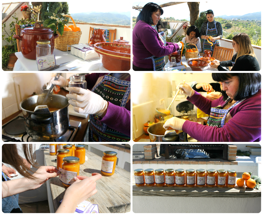 Orange jam workshop in Monda