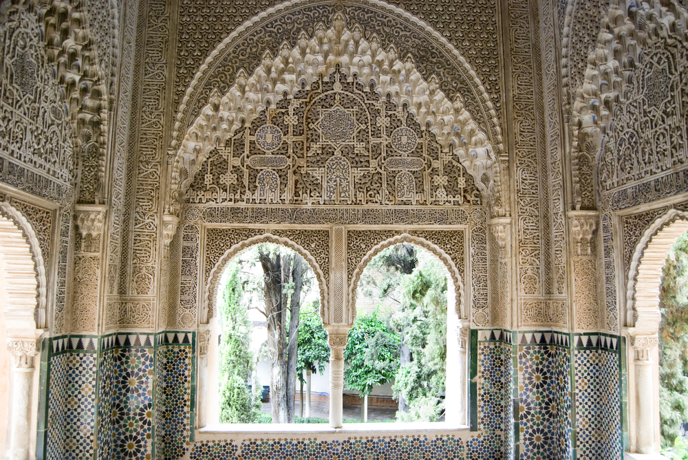 Verschillende stijlen op het Alhambra