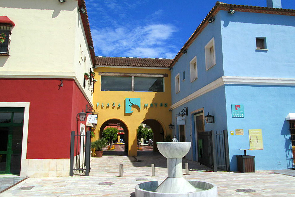 Shopping centre Plaza Mayor in Malaga