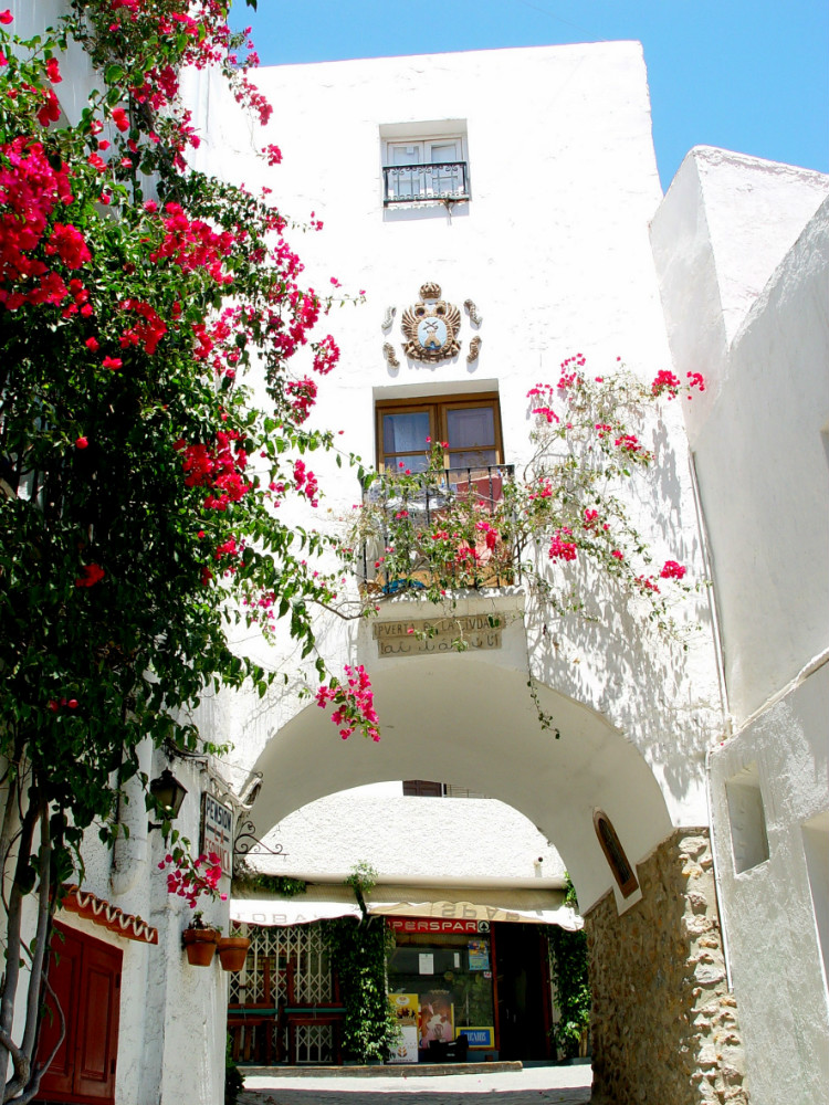 Porte de la villa à Mojacar