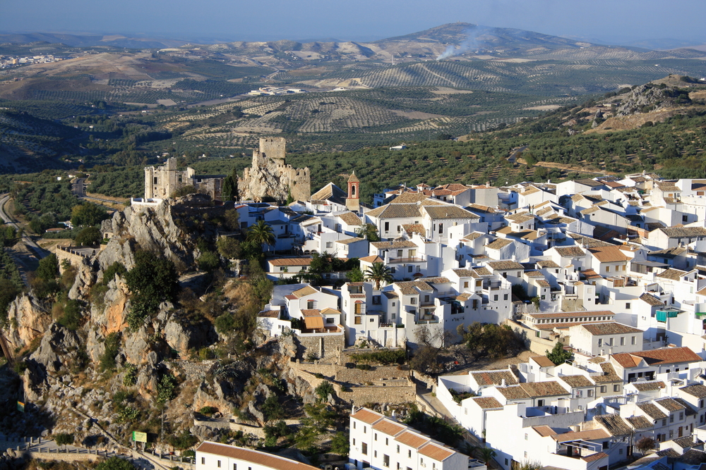 The town of Zuheros in Cordoba