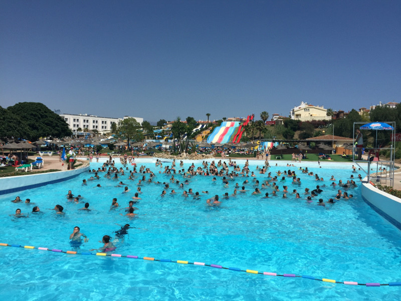 Aquavelis water park in Torre del Mar