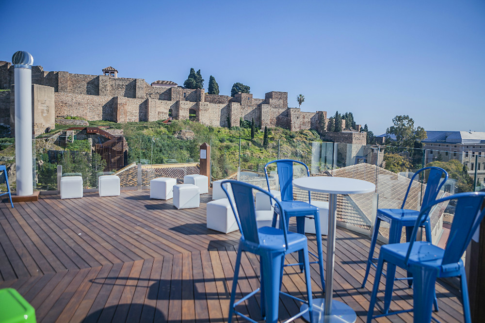 Terrasse sur le toit Alcazaba Premium