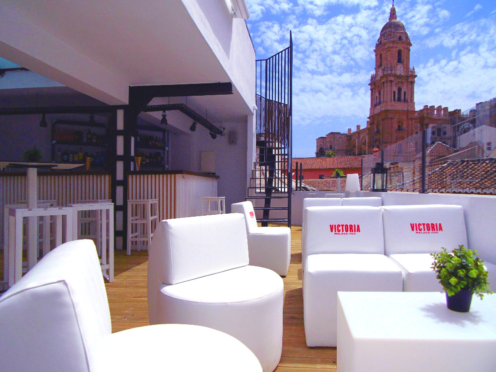 Terrasse sur le toit Chinitas Malaga