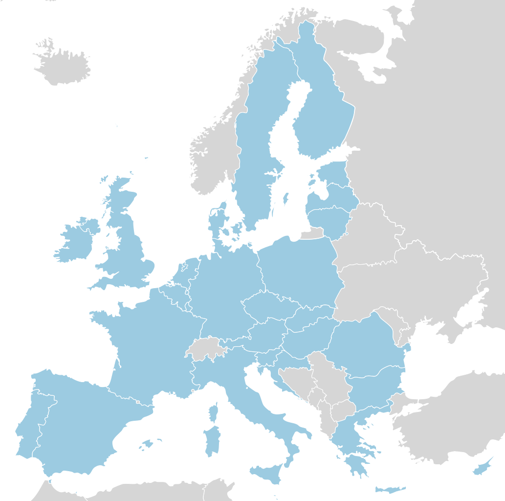 carte de la Union Européenne