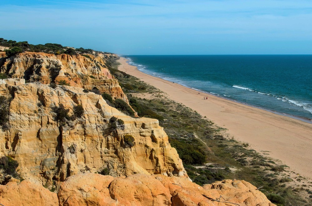 Beach of Cuesta Maneli in Almonte - best beaches in andalucia