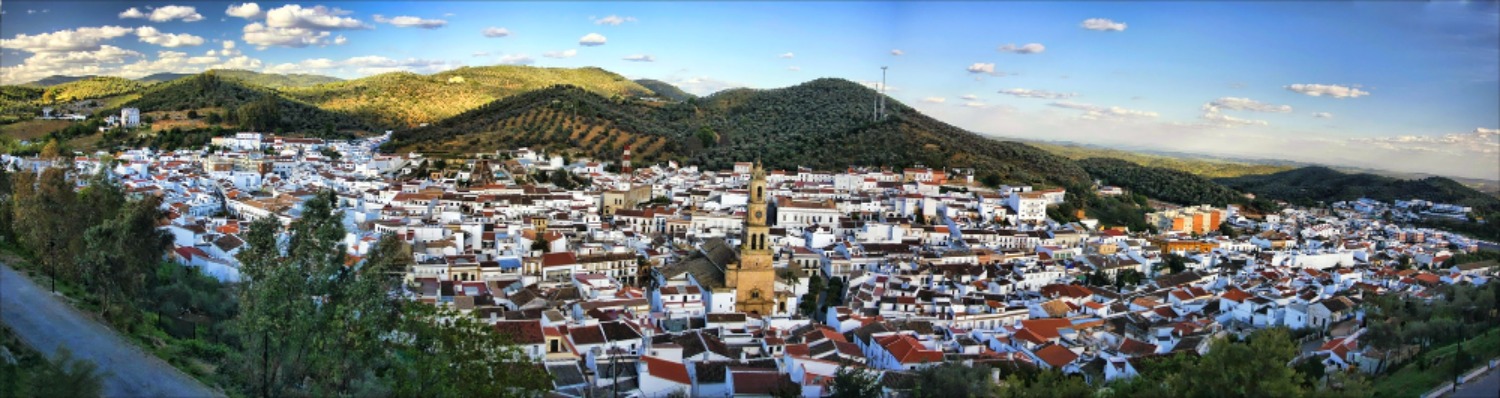 Town of Constantina in Sierra Norte Natural Park