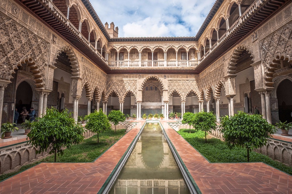 kostenlose Real Alcázares in Sevilla