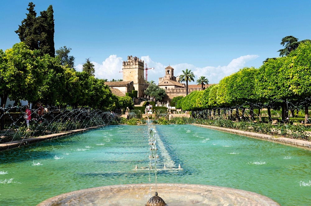 Alcazar mit Springbrunnen