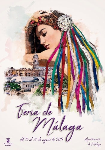 Poster van het Feria de Malaga 2019