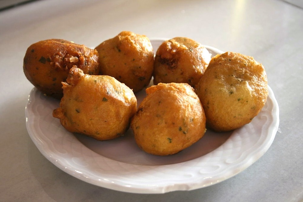 Buñuelos de bacalao for the Holy Week in Andalucia