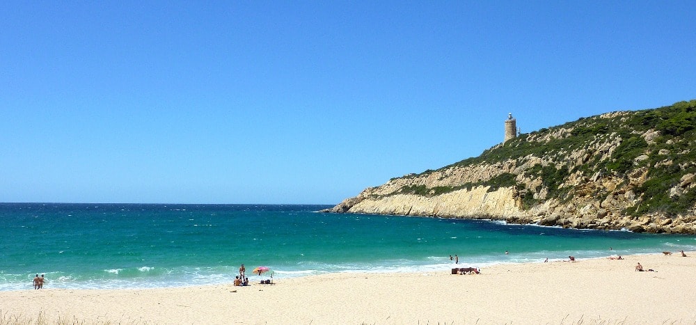 Nudist beach of Arroyo de Cañuelo in Zahara de los Atunes (Cadiz)