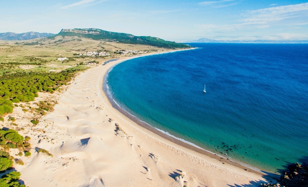 Nudist beach of Bolonia - El Chorrito in Tarifa (Cadiz)