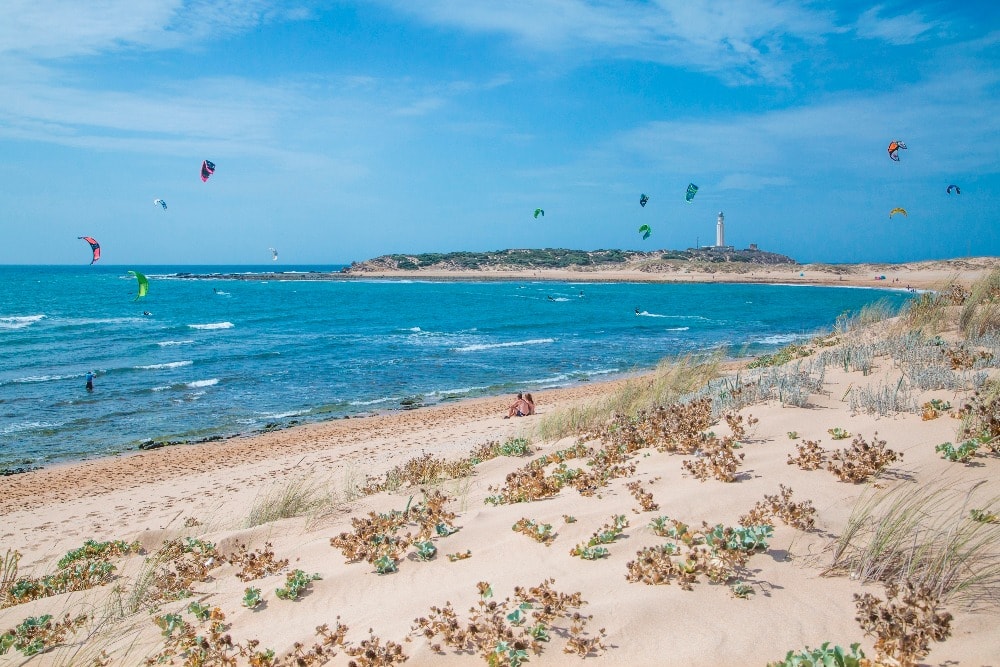 Playa nudista de Caños de Meca en Barbate (Cádiz)