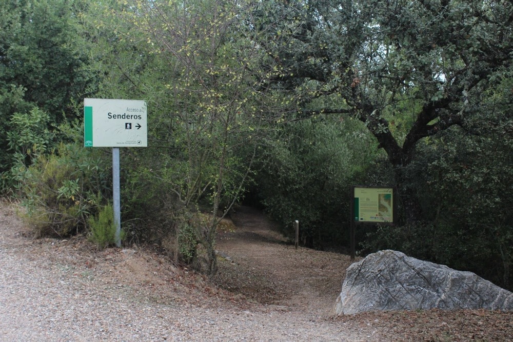 Zugang zum Weg von Las Herrerías in der Sierra de Hornachuelos - Rincones del Valle