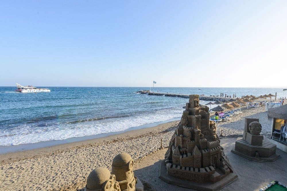 Urban beach in Marbella