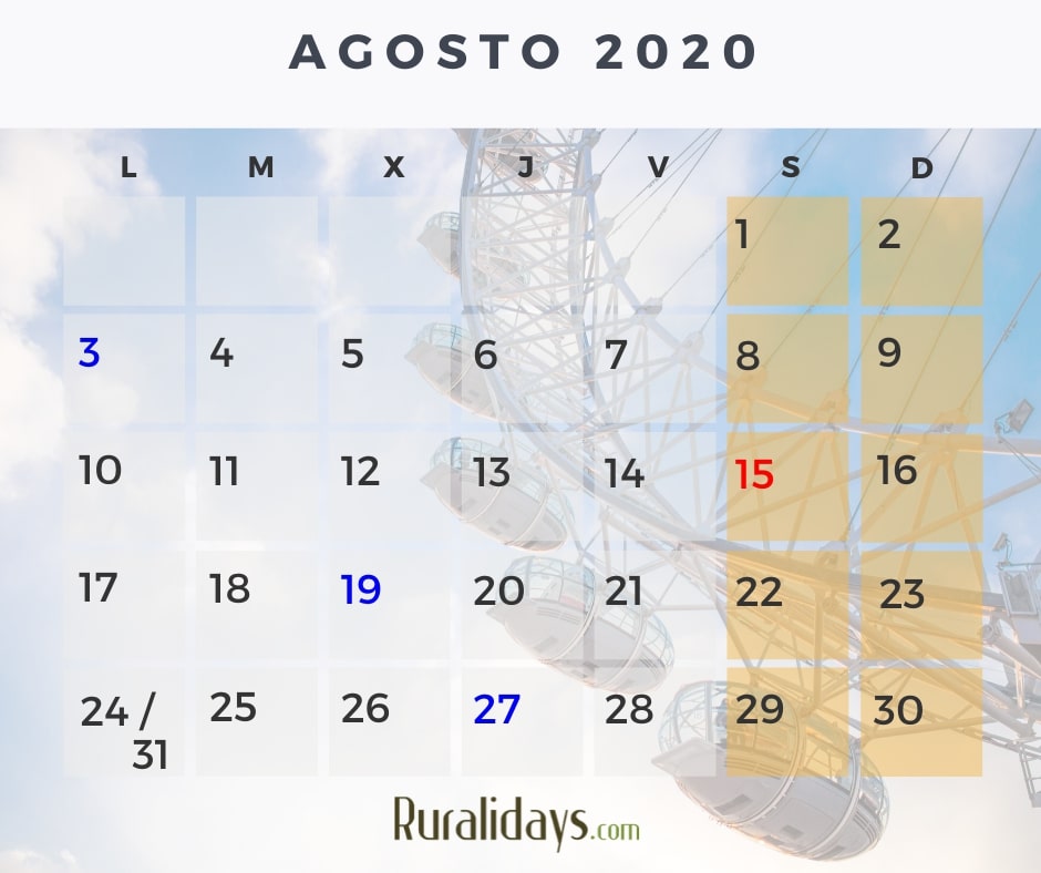 Calendario Ano 1978 Espana