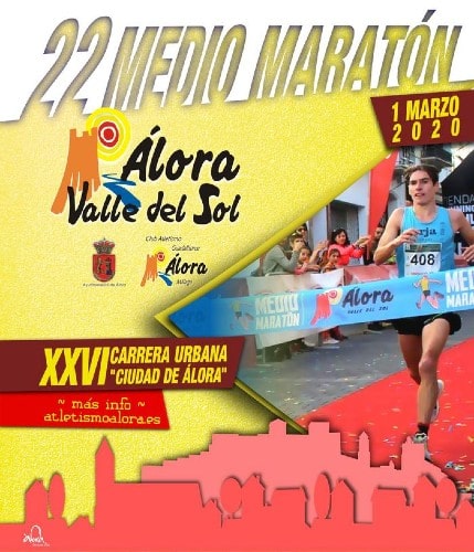 Media Maratón Álora – Valle del Sol - Hardloopevenementen in Malaga 2020