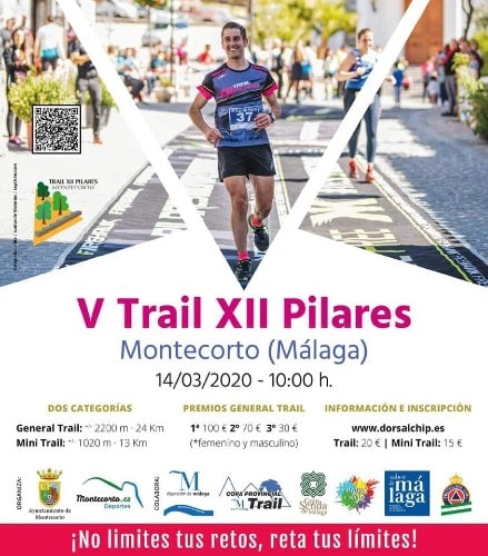 V Tráil XII Pilares de Montecorto - Maratones en Málaga 2020
